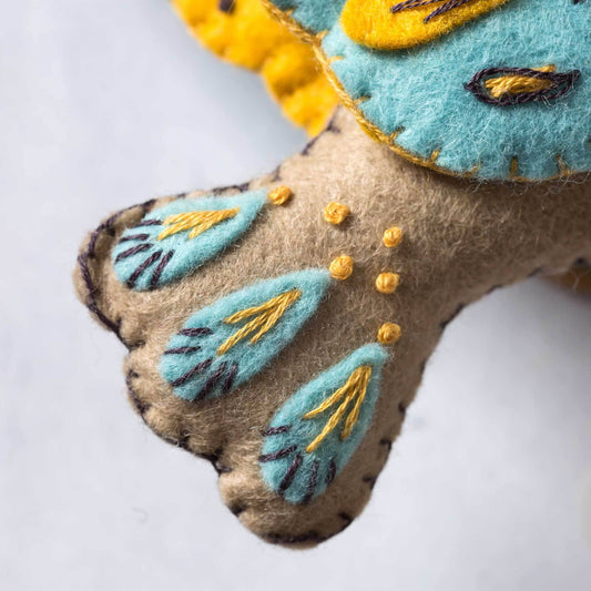 DIY sykit | Turturduva i ullfilt