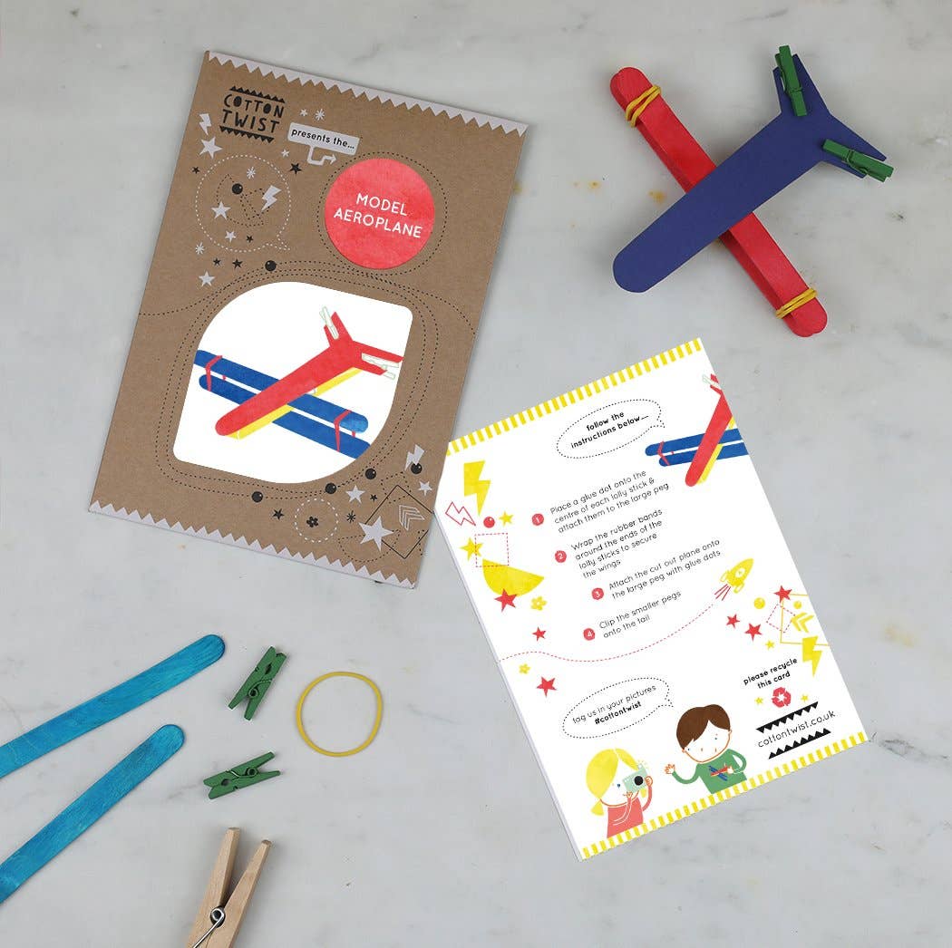 Modellflygplans pysselkit