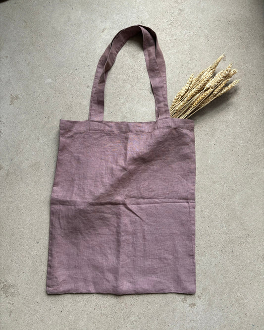 Tote-bag, Ashes of roses | Linen Tales