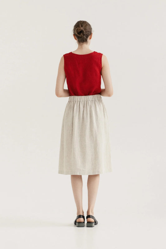 Kjol midi, Tulip (Melerad)