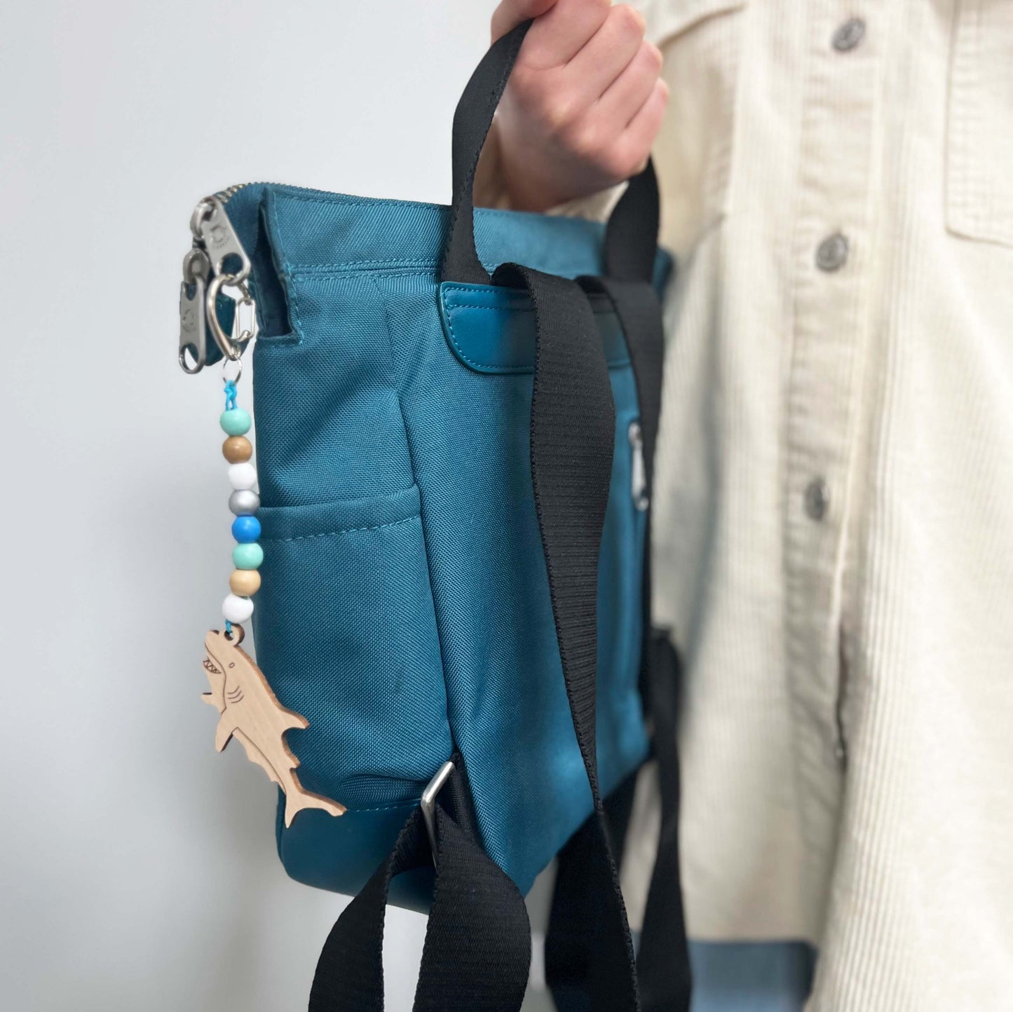 DIY Nyckelring Haj, materialsats
