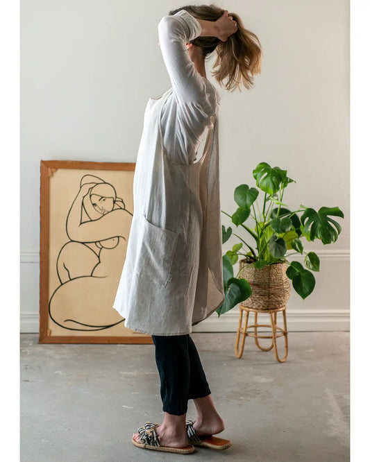 Förklädesklänning (Melerad) | Linly