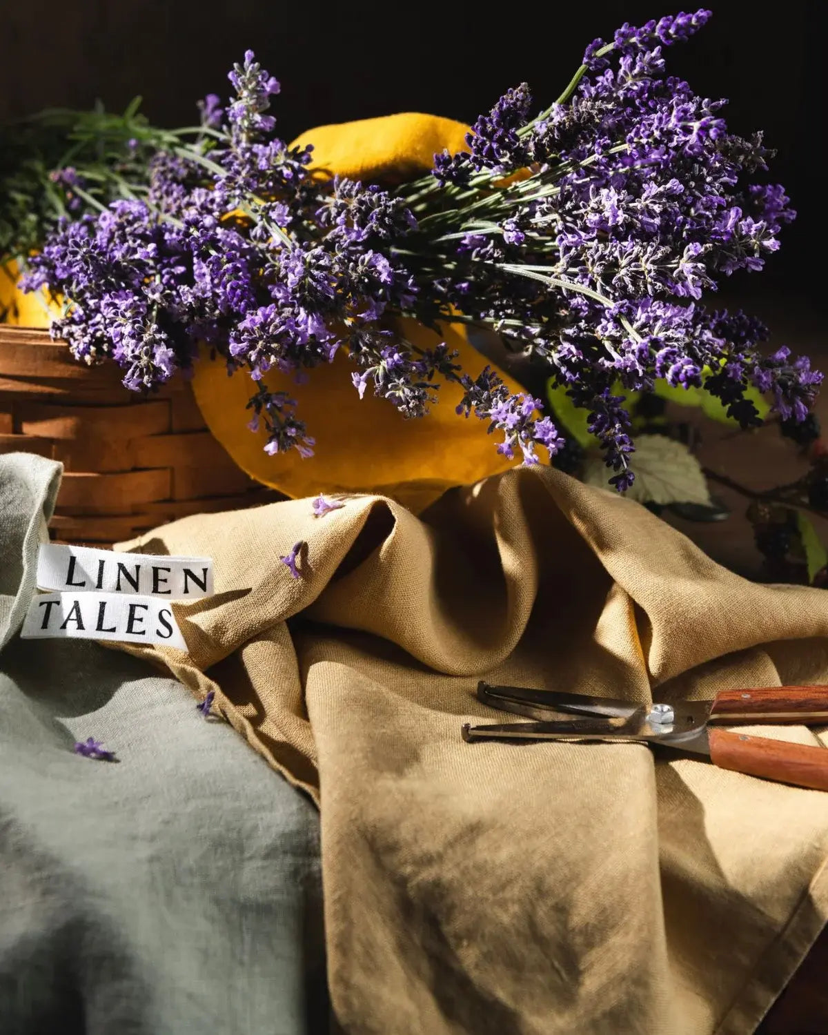 Kökshandduk i linne, Honey | Linen Tales