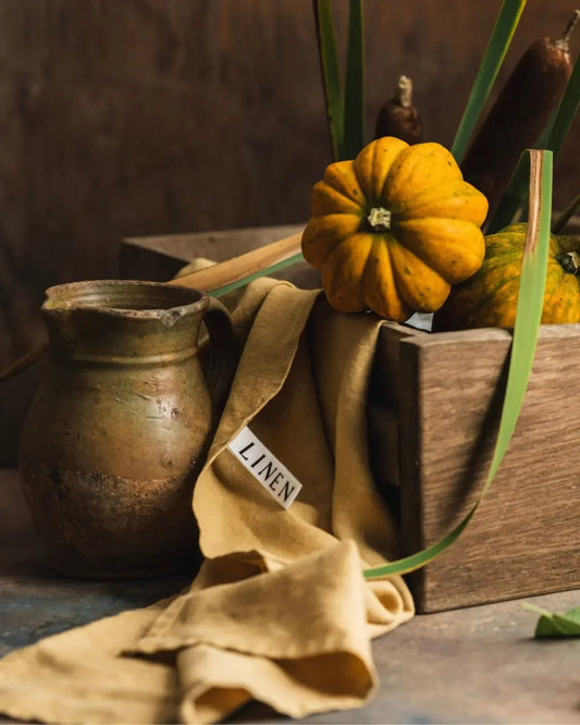 Kökshandduk i linne, Honey | Linen Tales