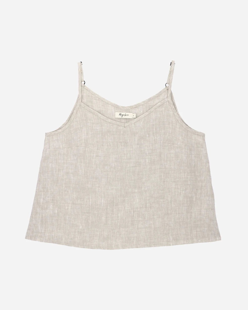 Linne med smala band (Beige) | Spagetti linne