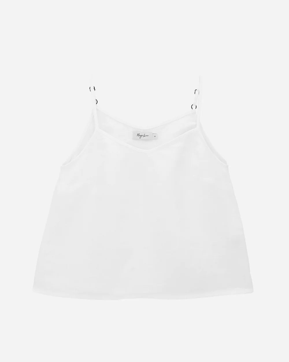 Linne med smala band, vit | Magic Linen