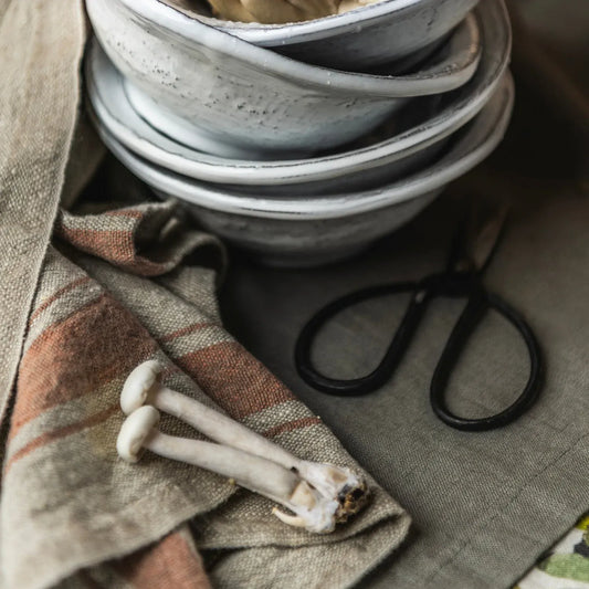 Kökshandduk "rustik" i linne, Vintage Beige | Linen Tales