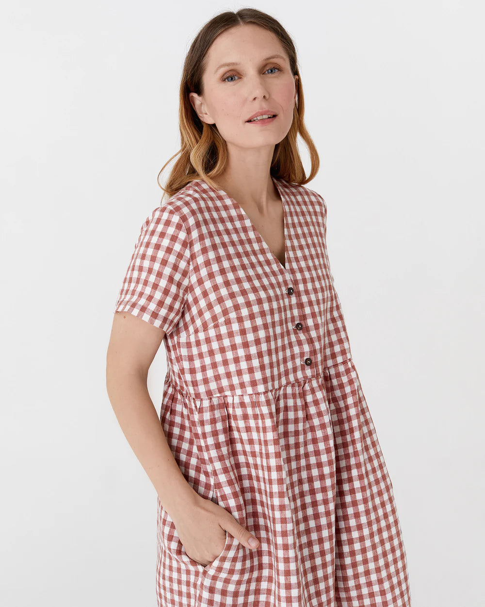 Klänning (Clay Gingham)