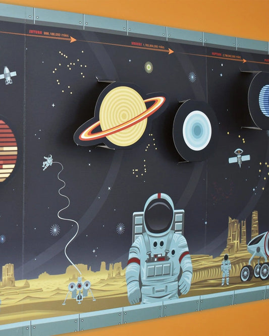 Solsystemet papperskit.