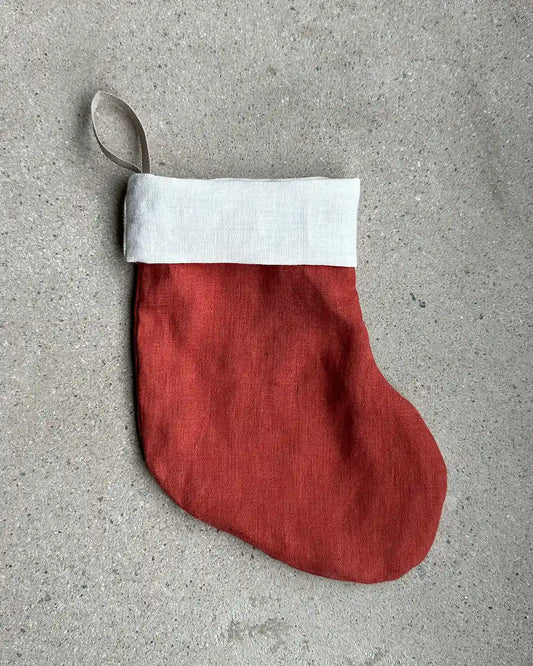 Röd julstrumpa