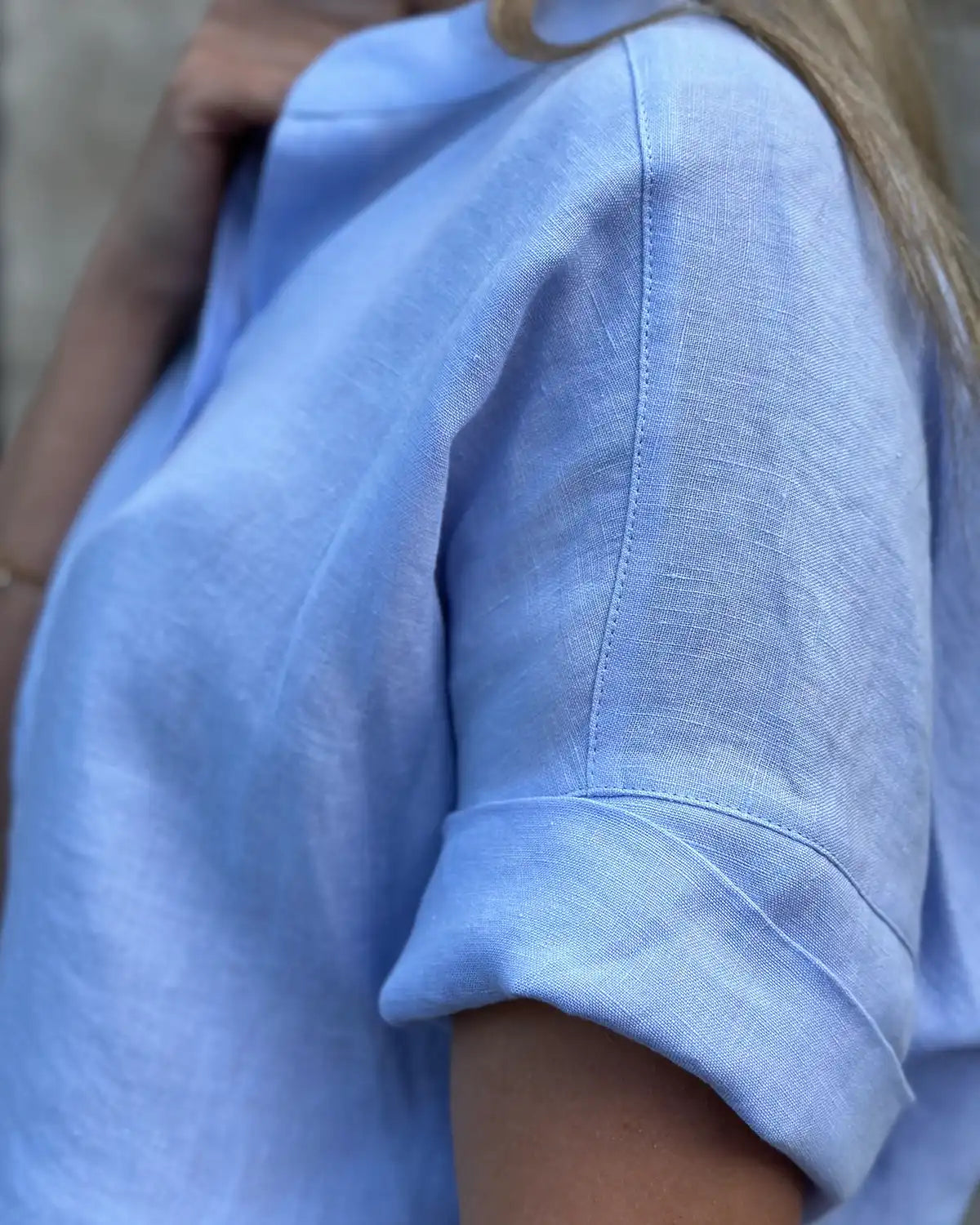 Linneblus i lavendel