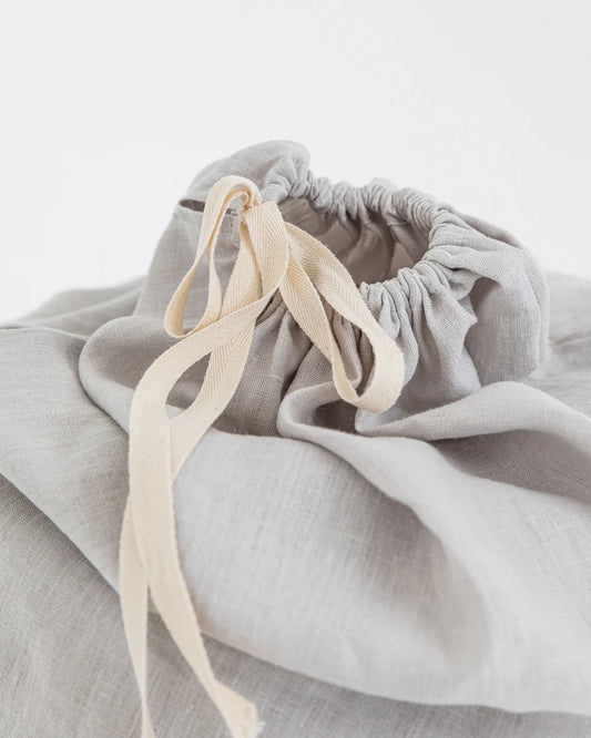Tvättpåse i linne (Light grey) | Magic Linen