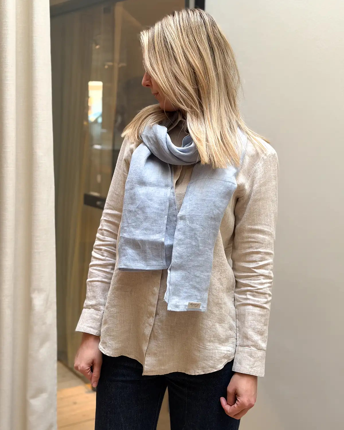 Linnesjal (Babyblå)