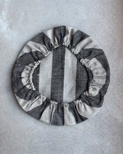 Skålöverdrag i linne (24 cm) | Bredrandig