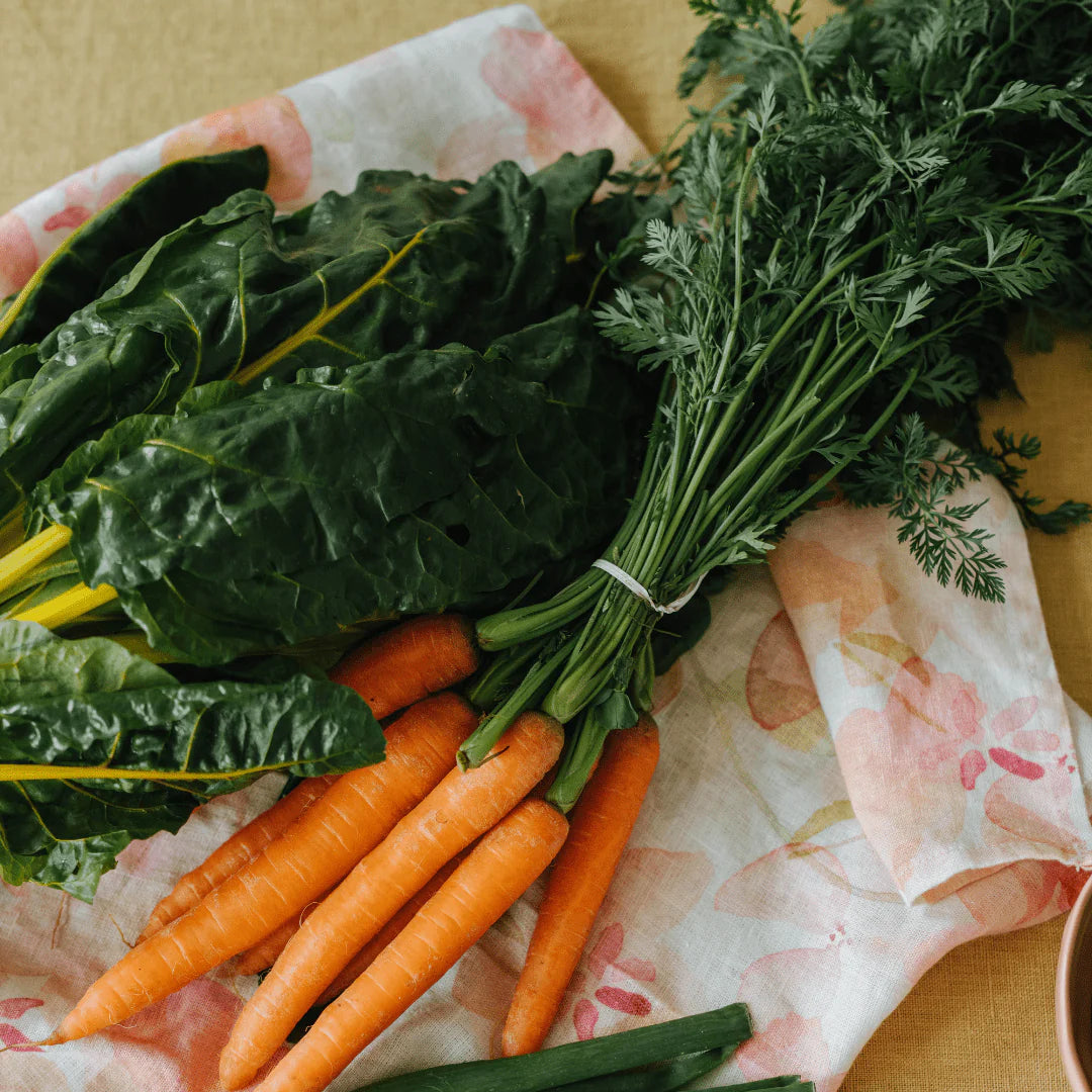 Kökshandduk i linne, Floral | Linen Tales