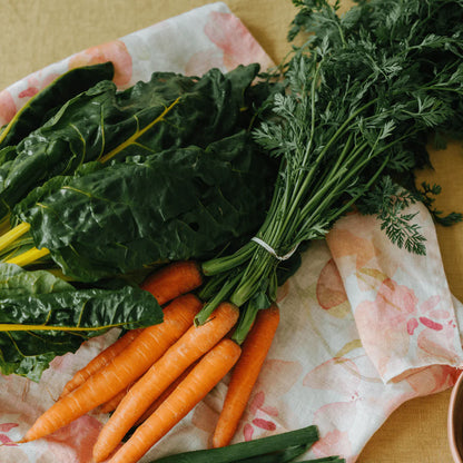 Kökshandduk i linne, Floral | Linen Tales