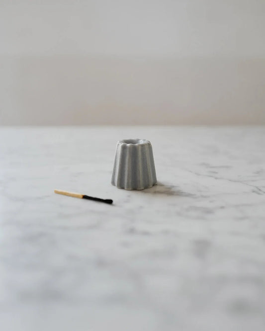 Ljusstake, porslin (Grey-blue) | OVO Things