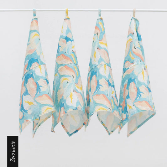 Kökshandduk i linne, Pastell Iris | Linen Tales