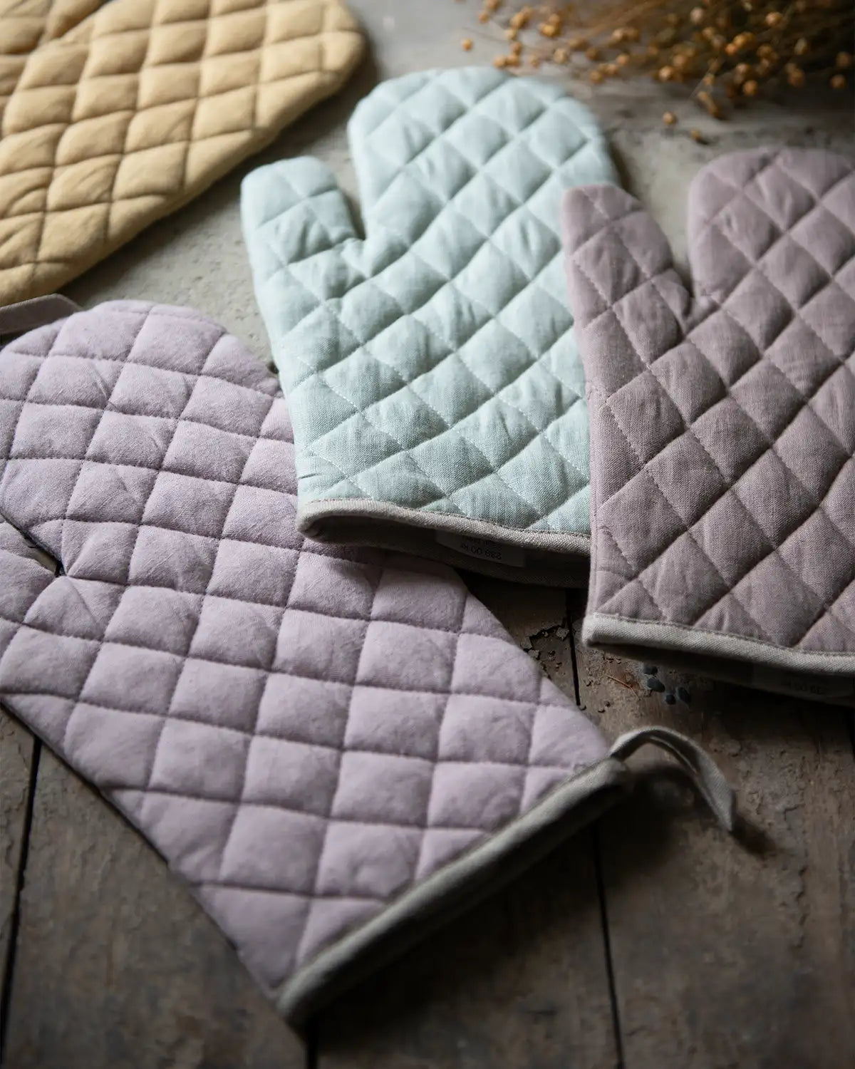 Grytvante i linne (Dusty Rose)  | AmourLinen