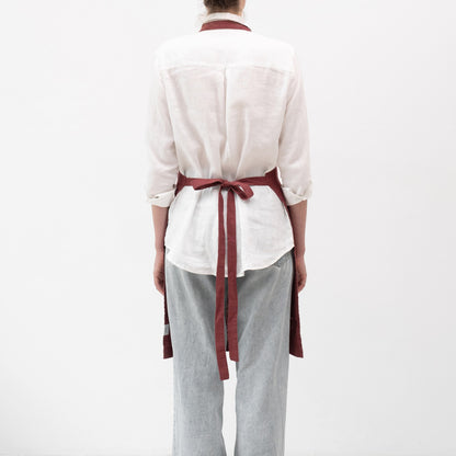Förkläde i linne (Marsala) | Linen Tales