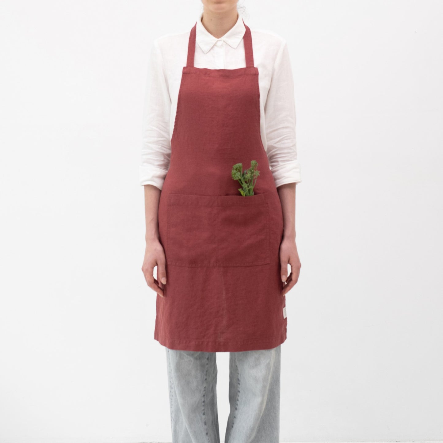 Förkläde i linne (Marsala) | Linen Tales