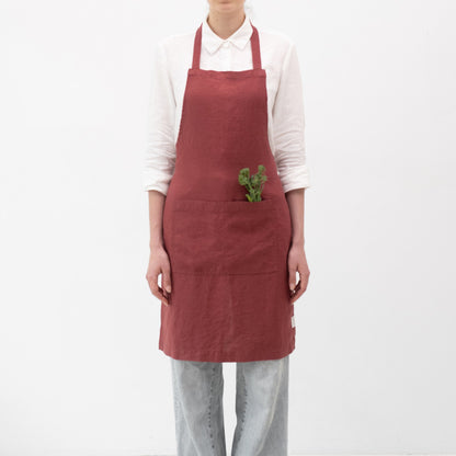 Förkläde i linne (Marsala) | Linen Tales