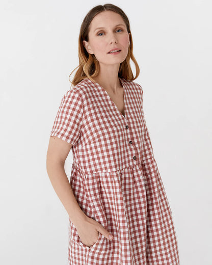 Klänning (Clay Gingham)