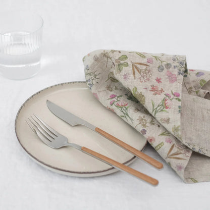 Linneservetter 40 cm (2 st), Botany | Linen Tales