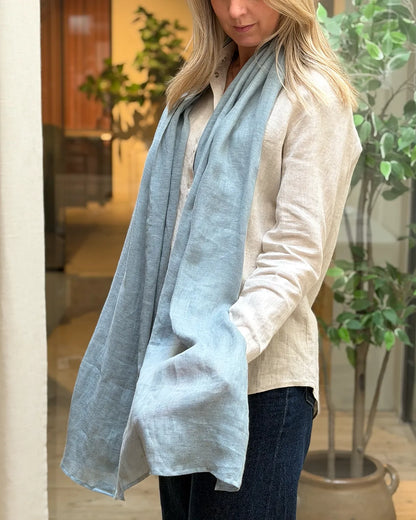 Linnesjal (Blågrön), 40 x 190 cm