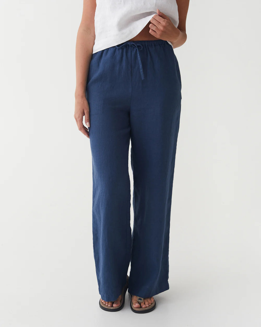Linnebyxor, vida (Navy)