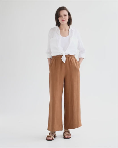Linneskjorta till dam (Vit) | Magic Linen