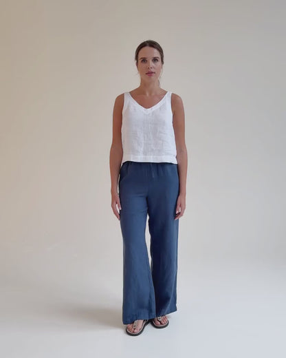 Linnebyxor, vida (Navy)
