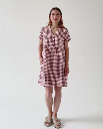 Klänning (Clay Gingham)