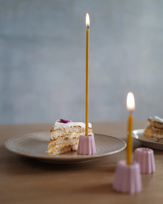 Ljusstake, porslin (Pink) | OVO Things