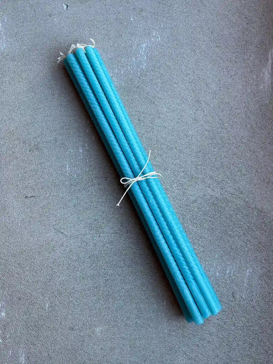 Snurrade ljusblå ljus