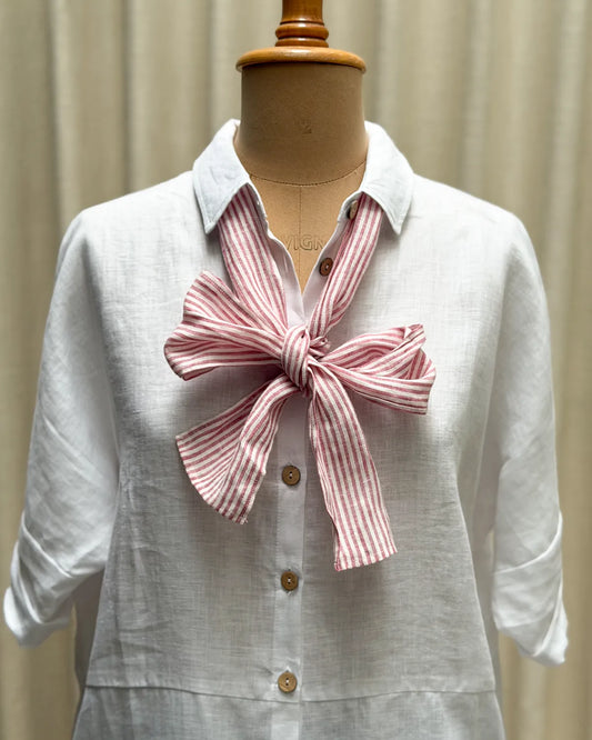 Linnesjal, smal (Polka randig)