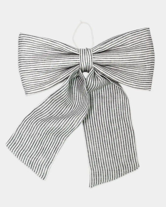 Rosett i linne | Stor (Svartandig)