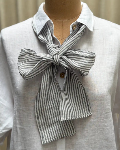 Linnesjal, smal (Svart/vit randig)