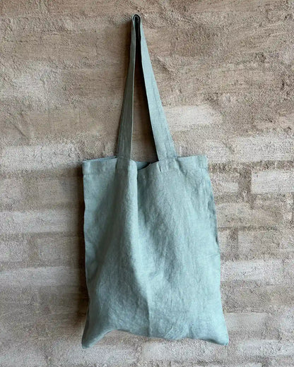 Tote-bag (Green milieu) | Linen Tales